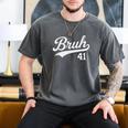 Bruh Baseball Style Number 41 Sports Bro Slang Meme Brother Men's Comfort Colors T-Shirt Pepper Bruh Baseball Style Number 41 Sports Bro Slang Meme Brother Men's Comfort Colors T-Shirt Pepper