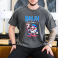 Bruh I'm 7 Baseball Ice Cream Drip It's My 7th Birthday Men's Comfort Colors T-Shirt Pepper