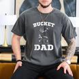 Bucket Dad Softball Dad Baseball Dad Catcher Men's Comfort Colors T-Shirt Pepper Bucket Dad Softball Dad Baseball Dad Catcher Men's Comfort Colors T-Shirt Pepper
