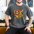 Camo Ice Cream Drip Baseball Stuff Baseball Drip Boys Men's Comfort Colors T-Shirt Pepper