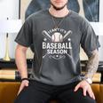 I Can't It's Baseball Season Men's Comfort Colors T-Shirt Pepper I Can't It's Baseball Season Men's Comfort Colors T-Shirt Pepper
