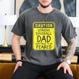 Caution Serious Baseball Dad Something To Be Feared Premium Men's Comfort Colors T-Shirt Pepper