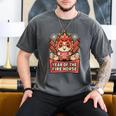 Chinese New Year 2026 Fire Horse Celebration Raglan Baseball Tee Men's Comfort Colors T-Shirt Pepper