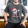 Christmas Baseball Ice Cream Dripping Santa Baseball Drip Men's Comfort Colors T-Shirt Pepper Christmas Baseball Ice Cream Dripping Santa Baseball Drip Men's Comfort Colors T-Shirt Pepper