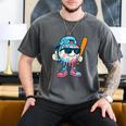 Cool Ice Cream Drip Baseball Drip For Boys Sports Kids Men's Comfort Colors T-Shirt Pepper Cool Ice Cream Drip Baseball Drip For Boys Sports Kids Men's Comfort Colors T-Shirt Pepper