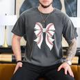 Cute Baseball Coquette Bow For Women Girls Baseball Mama Mom Men's Comfort Colors T-Shirt Pepper Cute Baseball Coquette Bow For Women Girls Baseball Mama Mom Men's Comfort Colors T-Shirt Pepper