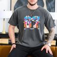 Dabbing Baseball Ice Cream Drip Number 67 Birthday Party Men's Comfort Colors T-Shirt Pepper