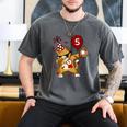 Dabbing Cool Cat Baseball 5th Birthday Men's Comfort Colors T-Shirt Pepper Dabbing Cool Cat Baseball 5th Birthday Men's Comfort Colors T-Shirt Pepper