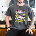 Drip Baseball Boy Youth Kid Ice Cream Dripping Baseball Bruh Men's Comfort Colors T-Shirt Pepper