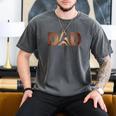 Fathers Day Baseball Player Baseball Dad Premium Men's Comfort Colors T-Shirt Pepper
