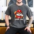 Game Day Baseball Dad Baseball Mam Father's Day Raglan Baseball Tee Men's Comfort Colors T-Shirt Pepper