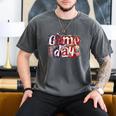 Game Day Baseball Leopard Coquette Bow Mama Mom Sister Men's Comfort Colors T-Shirt Pepper Game Day Baseball Leopard Coquette Bow Mama Mom Sister Men's Comfort Colors T-Shirt Pepper
