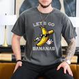 Lets Go Bananas Baseball Retro Sports Boys Kids Men Youth Premium Tri-Blend Men's Comfort Colors T-Shirt Pepper Lets Go Bananas Baseball Retro Sports Boys Kids Men Youth Premium Tri-Blend Men's Comfort Colors T-Shirt Pepper