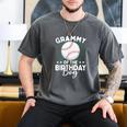 Grammy Of The Birthday Boy Baseball Player Birthday Men's Comfort Colors T-Shirt Pepper