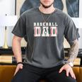 Groovy Baseball Dad Father Happy Fathers Day Sports Game Day Men's Comfort Colors T-Shirt Pepper Groovy Baseball Dad Father Happy Fathers Day Sports Game Day Men's Comfort Colors T-Shirt Pepper