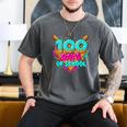 Happy 100 Days Of School Costume Baseball Drip Ice Cream Men's Comfort Colors T-Shirt Pepper Happy 100 Days Of School Costume Baseball Drip Ice Cream Men's Comfort Colors T-Shirt Pepper