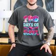 Happy 100 Days Of School Game Day Baseball Ice Cream Drip Men's Comfort Colors T-Shirt Pepper Happy 100 Days Of School Game Day Baseball Ice Cream Drip Men's Comfort Colors T-Shirt Pepper