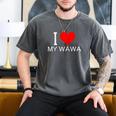 I Heart My Wawa Raglan Baseball Tee Men's Comfort Colors T-Shirt Pepper I Heart My Wawa Raglan Baseball Tee Men's Comfort Colors T-Shirt Pepper