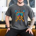 HUGvyn 67 Baseball Ice Cream Drip Six Seven Genz Alpha Slang Men's Comfort Colors T-Shirt Pepper