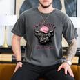 I'm Head Heffa Just Ask Me Bossy Highland Cow Baseball Cap Men's Comfort Colors T-Shirt Pepper
