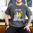 It's My 13th Birthday Baseball Softball Heart 13 Year Old Men's Comfort Colors T-Shirt Pepper It's My 13th Birthday Baseball Softball Heart 13 Year Old Men's Comfort Colors T-Shirt Pepper