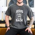Jesus Has My Back Baseball Faith Motivation Tee Christian Men's Comfort Colors T-Shirt Pepper Jesus Has My Back Baseball Faith Motivation Tee Christian Men's Comfort Colors T-Shirt Pepper