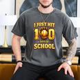 I Just Hit 100 Days Of School Baseball Boys Kids 100th Day Men's Comfort Colors T-Shirt Pepper