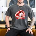 Kid Drip Ice Cream Baseball Heart Catcher Valentines Day Boy Men's Comfort Colors T-Shirt Pepper Kid Drip Ice Cream Baseball Heart Catcher Valentines Day Boy Men's Comfort Colors T-Shirt Pepper