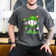 Kids Boys Happy St Patricks Day Kids Baseball Ice Cream Drip Men's Comfort Colors T-Shirt Pepper
