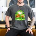 Kids St Patricks Day Shamrock Basketball Baseball Football Men's Comfort Colors T-Shirt Pepper Kids St Patricks Day Shamrock Basketball Baseball Football Men's Comfort Colors T-Shirt Pepper