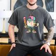 Melted Ice-Cream Baseball Mascot Pastel Pop Men's Comfort Colors T-Shirt Pepper Melted Ice-Cream Baseball Mascot Pastel Pop Men's Comfort Colors T-Shirt Pepper