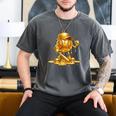 Melting Baseball Mascot Slugger Bat Cap Cartoon Men's Comfort Colors T-Shirt Pepper Melting Baseball Mascot Slugger Bat Cap Cartoon Men's Comfort Colors T-Shirt Pepper