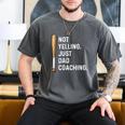 Not Yelling Just Dad Coaching Baseball Dad Coach Kid Boy Son Men's Comfort Colors T-Shirt Pepper Not Yelling Just Dad Coaching Baseball Dad Coach Kid Boy Son Men's Comfort Colors T-Shirt Pepper