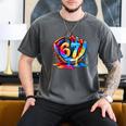 Number 67 Baseball Glove Ice Cream Drip Six Seven Meme Men's Comfort Colors T-Shirt Pepper Number 67 Baseball Glove Ice Cream Drip Six Seven Meme Men's Comfort Colors T-Shirt Pepper