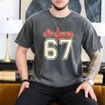 Number 67 Meme Six Seven Baseball Style Kids Boy Teen Men's Comfort Colors T-Shirt Pepper Number 67 Meme Six Seven Baseball Style Kids Boy Teen Men's Comfort Colors T-Shirt Pepper