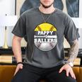 Pappy Of Ballers Softball Baseball Dad Men's Comfort Colors T-Shirt Pepper Pappy Of Ballers Softball Baseball Dad Men's Comfort Colors T-Shirt Pepper