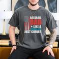 Patriotic Baseball Dad Father's Day American Flag Premium Men's Comfort Colors T-Shirt Pepper Patriotic Baseball Dad Father's Day American Flag Premium Men's Comfort Colors T-Shirt Pepper