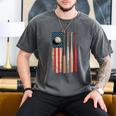 Patriotic USA Flag American Baseball Dad 4th Of July Premium Men's Comfort Colors T-Shirt Pepper Patriotic USA Flag American Baseball Dad 4th Of July Premium Men's Comfort Colors T-Shirt Pepper