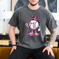 Pink Ribbon Baseball Breast Cancer Awareness Men's Comfort Colors T-Shirt Pepper Pink Ribbon Baseball Breast Cancer Awareness Men's Comfort Colors T-Shirt Pepper