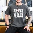 Proud Baseball Dad Sports Father Baseball Fan Men's Comfort Colors T-Shirt Pepper