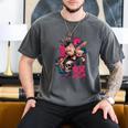 Punk Girl With Anger Kanji And Baseball Bat Men's Comfort Colors T-Shirt Pepper