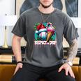Respect The Drip Baseball Christmas Holiday Men's Comfort Colors T-Shirt Pepper