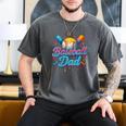 Retro Baseball Dad Dripping Ice Cream Father's Day Men's Comfort Colors T-Shirt Pepper