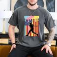 Retro Baseball Drip Boys Ice Cream Patriotic American Flag Men's Comfort Colors T-Shirt Pepper Retro Baseball Drip Boys Ice Cream Patriotic American Flag Men's Comfort Colors T-Shirt Pepper