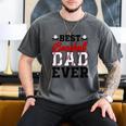 Retro Best Baseball Dad Ever Daddy Happy Fathers Day Men Men's Comfort Colors T-Shirt Pepper Retro Best Baseball Dad Ever Daddy Happy Fathers Day Men Men's Comfort Colors T-Shirt Pepper