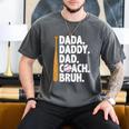 Retro Dada Daddy Dad Coach Bruh Baseball Dad Fathers Day Men Men's Comfort Colors T-Shirt Pepper