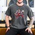Santa Playing Baseball Catcher Merry Christmas Sport Player Men's Comfort Colors T-Shirt Pepper Santa Playing Baseball Catcher Merry Christmas Sport Player Men's Comfort Colors T-Shirt Pepper