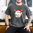 Santa Sports For Men Boys Christmas Baseball Player Men's Comfort Colors T-Shirt Pepper Santa Sports For Men Boys Christmas Baseball Player Men's Comfort Colors T-Shirt Pepper