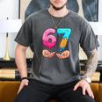Six Seven 6-7 Baseball Ice Cream Drip 67 Meme Hands Men's Comfort Colors T-Shirt Pepper Six Seven 6-7 Baseball Ice Cream Drip 67 Meme Hands Men's Comfort Colors T-Shirt Pepper