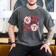 Six Seven Baseball Lover Sports Red Heart Bow Valentine Girl Men's Comfort Colors T-Shirt Pepper